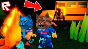 ИЗ ЖУТКОГО ЛАГЕРЯ В СТРАШНУЮ ШКОЛУ В РОБЛОКС! ROBLOX HIGH SCHOOL КОТЁНОК ЛАЙК и КОТИК ИГРОМАН