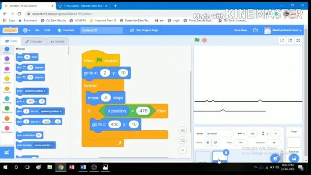 T-Rex game Scratch 3.0 (Part 1) | Scratch 3.0 game tutorial | programming for beginners. смотреть онлайн