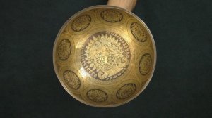 Поющая чаша Бутанская 23 см, Фа 173 Гц, До 519 Гц