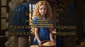 Сказка на английском языке Златовласка и три медведя.