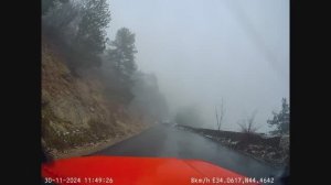 2024 11 30. Дорога на Ай-Петри с регистратора