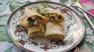 Блины с рыбной начинкой