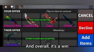 mm2 trading montage #47 (Traveller's axe)