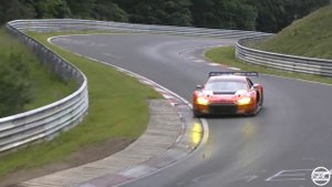 Тестовый день на Нюрбургринге VLN 2020 M6 GT3, Huracan, 488 и т.д.