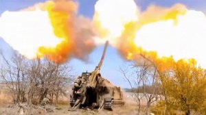 Артиллерия помогает пехоте выбивать врага из Донецкой народной республики