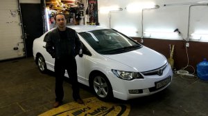 Оклейка авто белой пленкой, отзыв клиента Оклей.рф (Wrapmenow.ru)