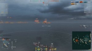 Эсминец 10 уровня Шимаказе (Shimakaze). Шимка загнанная  в угол  крепко удивляет противников!