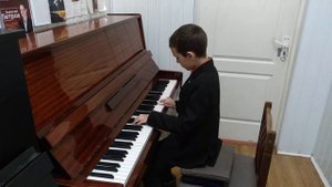 "Менуэт" Бах, фортепиано