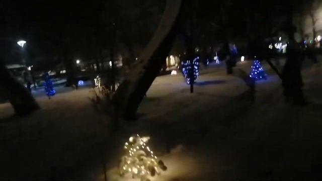 Вечерняя экскурсия в наш  Логопарк! Очень красиво, но холодно!!