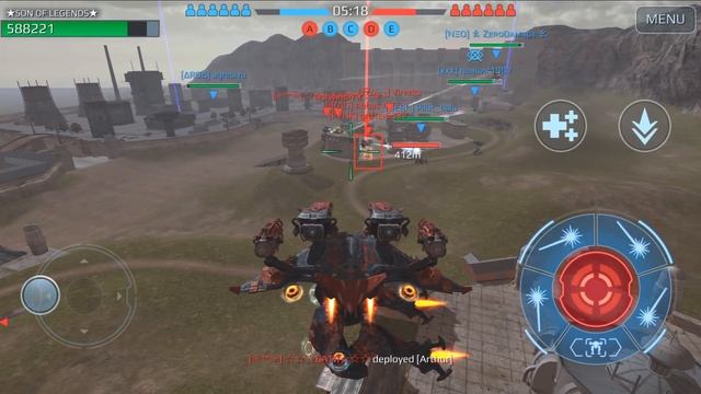 Winning By Using Only Titan! - War Robots Mk2 WR Gameplay смотреть онлайн