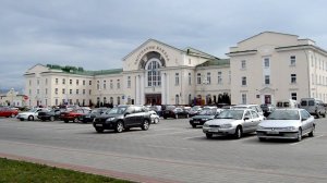 Вокзал станции Барановичи-Полесские и прилегающая местность