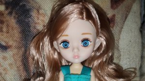 куколка подросток шарнирная девочка и Малыш фавн с рожками и сменными ручками, с сайта АлиЭкспрес