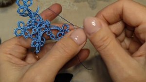 Снежинка Секунда(Вторая)_2. Мастер-класс в технике фриволите