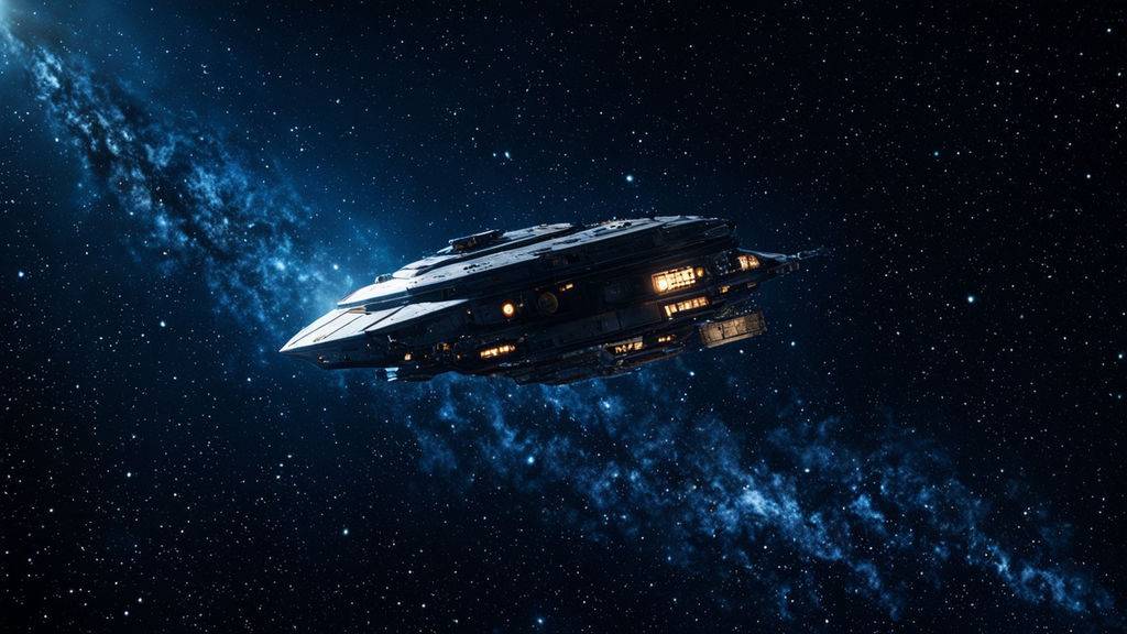 Эмбиент - В поисках других миров . Фоновый полет в космосе Акт 1