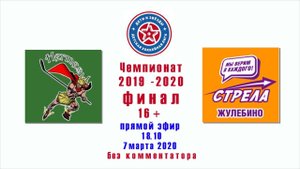 7 .03.2020 Прямой эфир без комментатора. ДХЛ. Финал. ХК Гермес- ХК Стрела