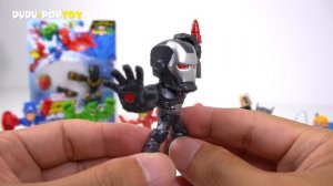 Marvel Avengers mini VS Villains, Dinosaurs army! Hulk, Spider Man, Iron Man - DuDuPopTOY