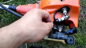 не заводится бензокосилка, нашли причину