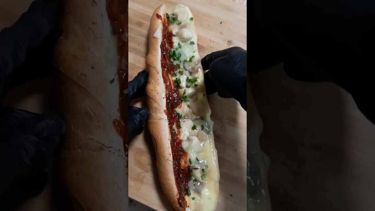 сочный багет с курицей, момент со съемки сегодняшнего ролика #shorts смотреть онлайн