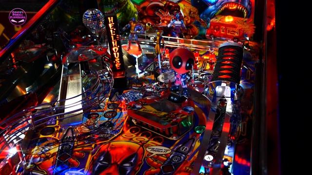 Must have mod for Stern's Deadpool Pinball machine | Tokyo Neon type Hellhouse sign for Deadpool смотреть онлайн