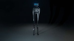 Анимационный футаж - Танцующий робот