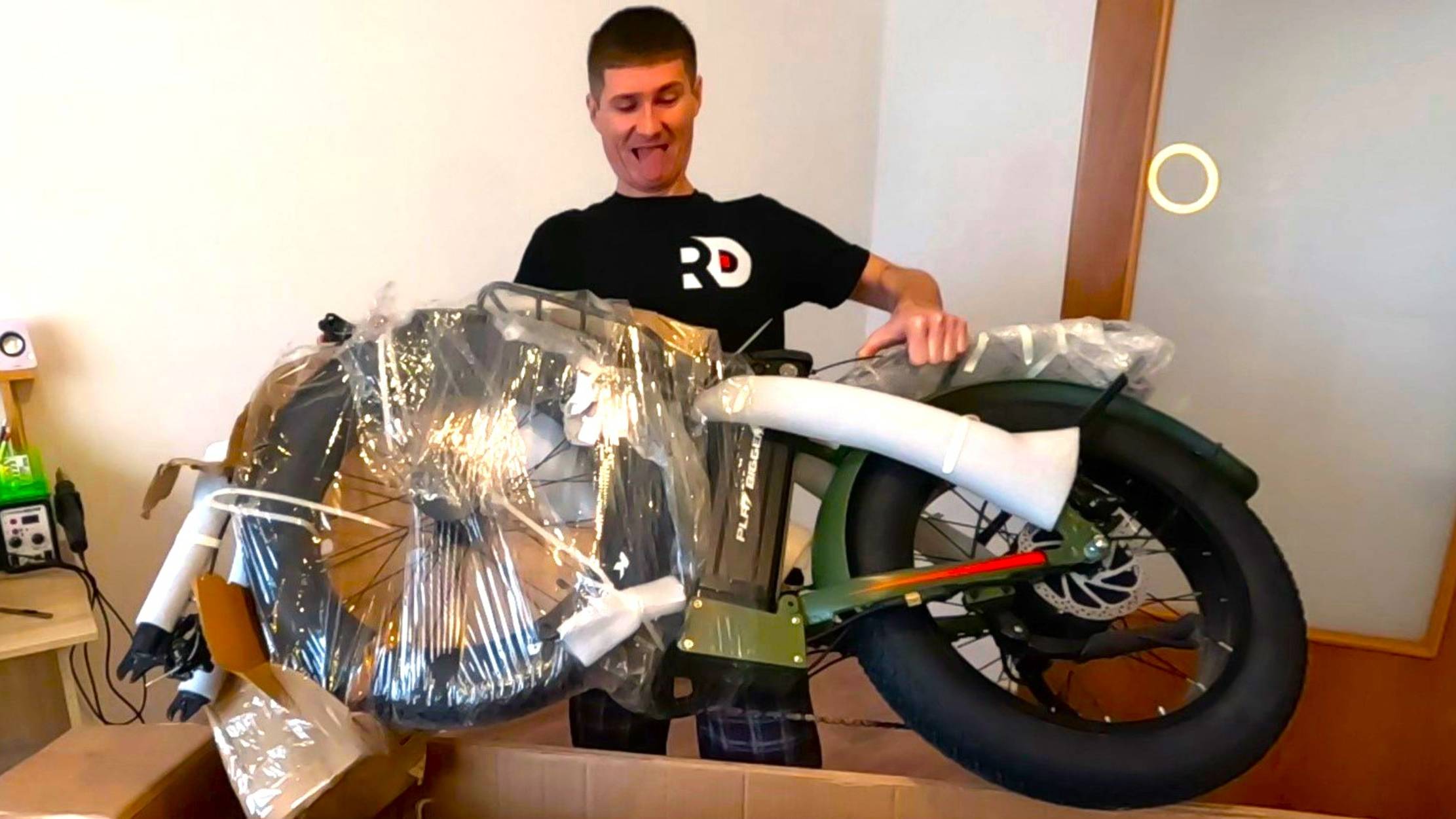 Распаковка! Электро Фэтбайк Slav Pro от White Siberia смотреть онлайн