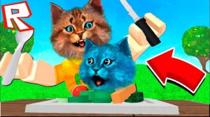КОТ ОБЖОРА СЪЕЛ ВСЕХ В ROBLOX! @весёлый-кот @Kotenok-Like
