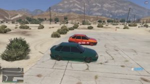 VAZ-2114 Lada Samara 2109 девятка и четырка в гонке GTA 5,