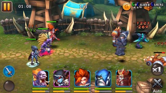 Heroes and Titans: 3D Battle Arena iOS Walkthrough - Part 19 - Chapter 5: Skelerix's Pass (NORMAL) смотреть онлайн