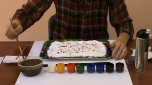 Рисование на пене. Абстрактное