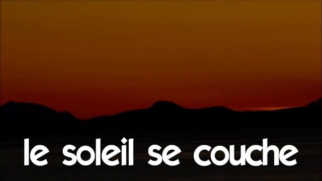 французские первые фразы # le soleil se couche смотреть онлайн