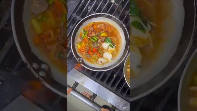 ЖАРЕНЫЙ ЛАГМАН. Легкий рецепт.