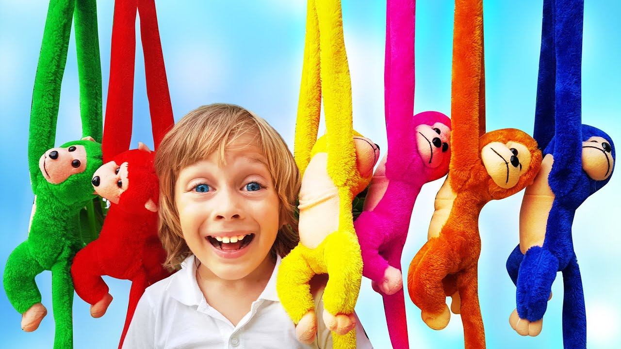 Five little Babies Jumping on the bed, Baby nursery rhymes songs for children, baby songs