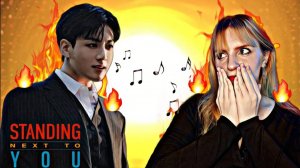 REACTION_РЕАКЦИЯ на JUNGKOOK-STANDING NEXT TO YOU(Чонгук скатился_!Плагиат_!)