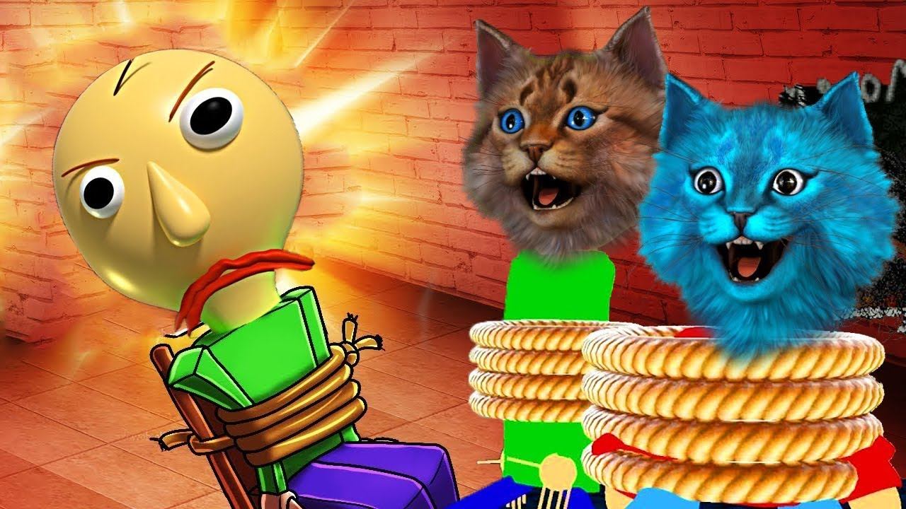 УЧИТЕЛЬ БАЛДИ УСТРОИЛ ЛОВУШКУ С ДИРЕКТОРОМ! ЧЕЛЛЕНДЖ БАЛДИ Котёнок Лайк и Котик Игроман