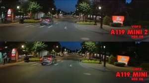 Viofo A119 Mini vs A119 Mini 2 Dash Cam Video Footage