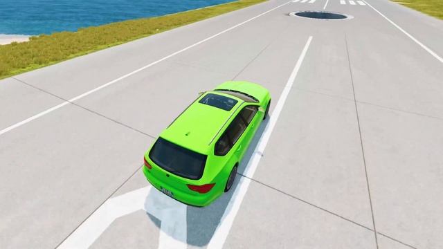 Big & Small Cars vs Big & Small Jackson Storm vs Large Spinner | BeamNG.Drive смотреть онлайн