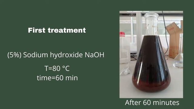 Alkaline treatment of plant fibers