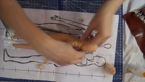 Шарнирная кукла своими руками с нуля часть 4 как лепить грудь