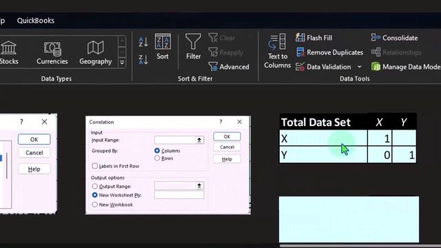 Correlation Calculation with Strange Result 2 Statistics & Excel