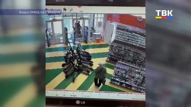 Полиция разыскивает похитителя товаров из магазина электротехники