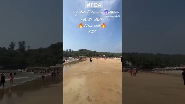 🔥 Туры из Екатеринбурга в #Гоа! 🔥 ПОСЛЕДНИЕ 3 МЕСТА! #екб #екатеринбург #индия #путешествия смотреть онлайн