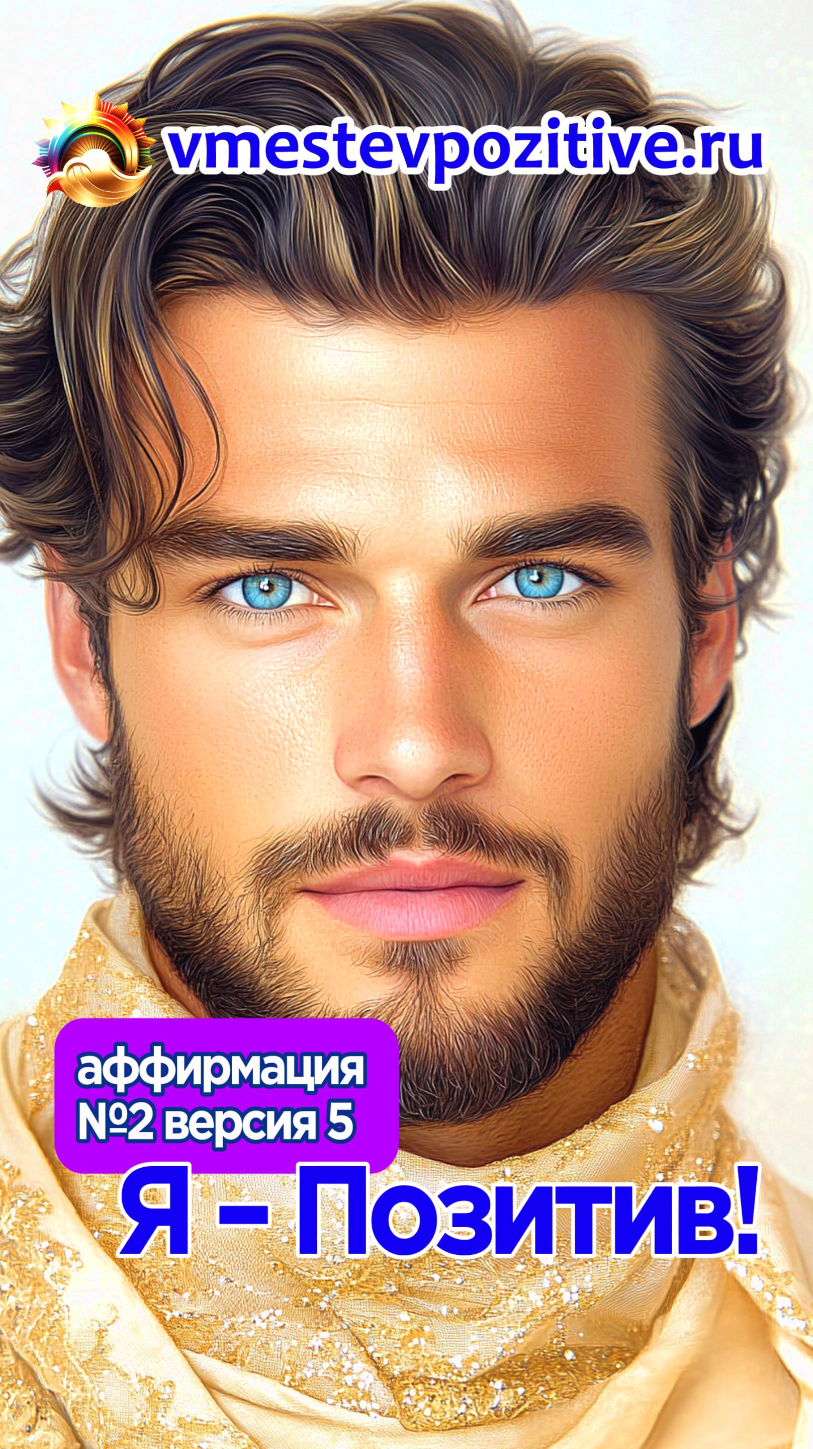 Affirmation. Male. №2. Я -позитив! (v5)