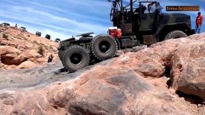Удивительный подъем на американский грузовик M35 6x6 Rock Hill.