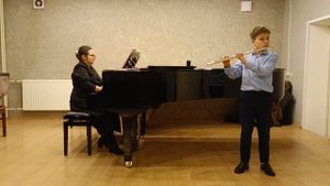 "Песня" И. С. Бах, "Маленькая полька" Д. Кабалевский