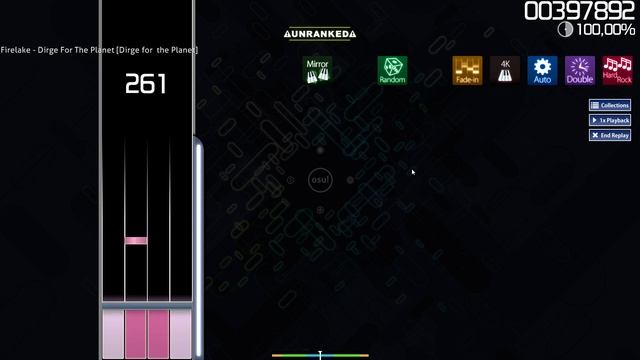 osu! Firelake: Dirge for Planet смотреть онлайн