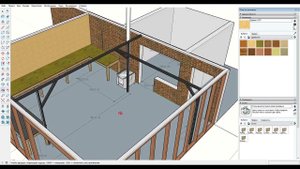 Проект МАСТЕРСКОЙ МЕЧТЫ Сделал наброски в SketchUp