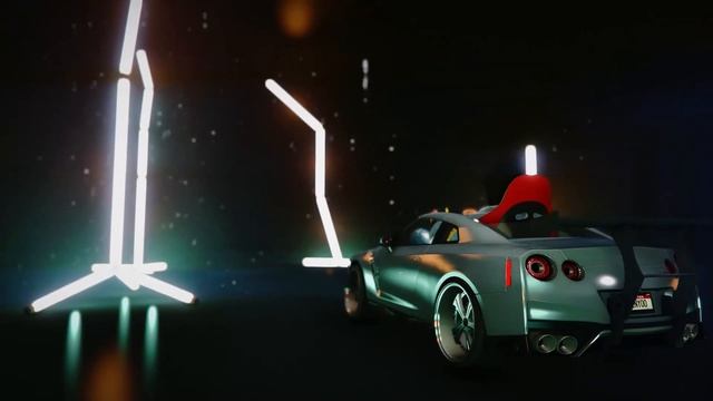 Nissan GT R35 KART ⚡animated lights⚡ gta 5 NVE Update december смотреть онлайн