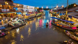 Амфава, Таиланд🇹🇭 Самый красивый плавучий рынок в Таиланде