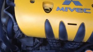 Работа двигателя Lancer X 4b11 2.0l на горячую