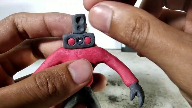 Titan SpeakermanSkibidi toilet de plastilina How to make Titan Speaker with clay sculpting